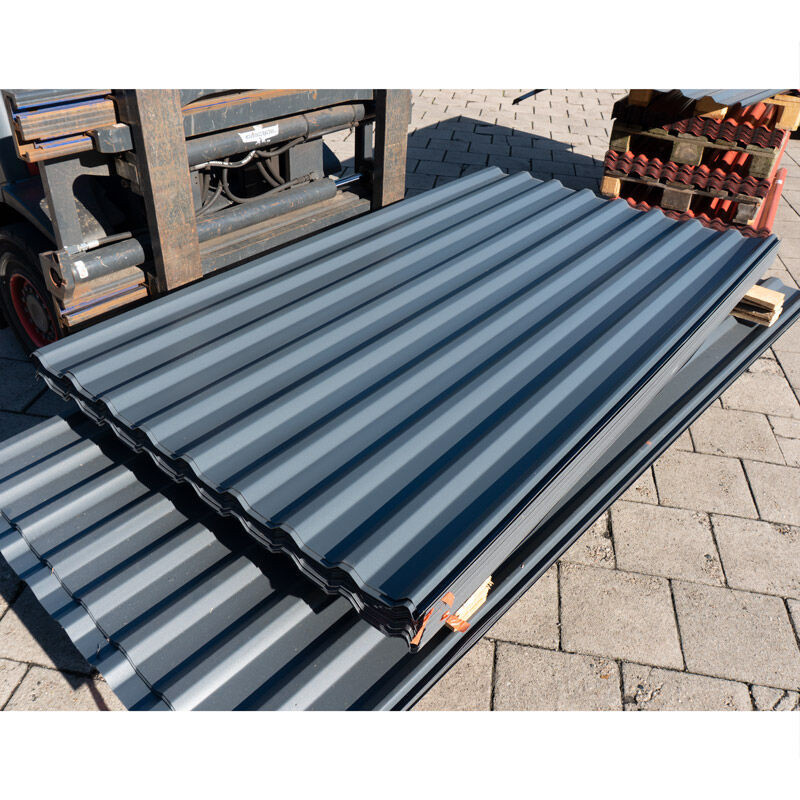 Friedrich von Lien AG PVC Wellplatte W20 in Anthrazitgrau, Länge: 200 cm - Bild 1