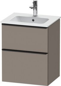 Duravit Waschtischunterschrank D-Neo in Grau Matt, Wandmontage, B/T/H: 51 x 40,2 x 62,5 cm - Bild 1