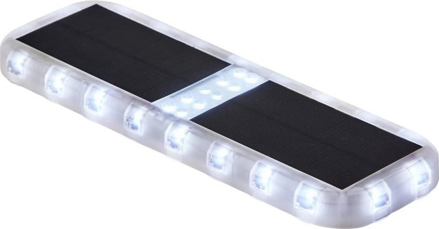 Heissner LED-Solar-Pool-Licht mit Dämmerungssensor zur Aufputzmontage, Durchmesser: 30 cm, Höhe: 10 cm - Bild 1