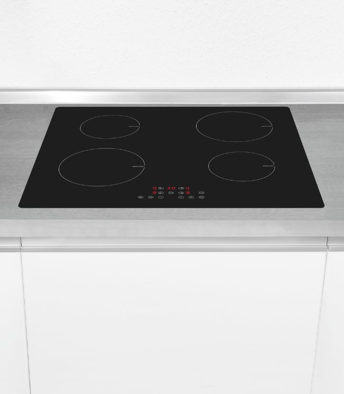 Exquisit EKI 601-2.3 Induktionskochfeld in Schwarz, Einbaukochfeld aus Glas mit Timer, Power Boost und Kindersicherung, B/T/H: 59,0 x 52,0 x 6,6 cm - Bild 5