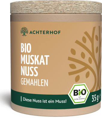 Achterhof Muskatnuss gemahlen Bio 35 g - Bild 1