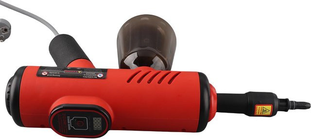Funnydays Handdampfreiniger 1200W in Rot mit Digitalanzeige und 3 Temperatureinstellungen - Bild 1