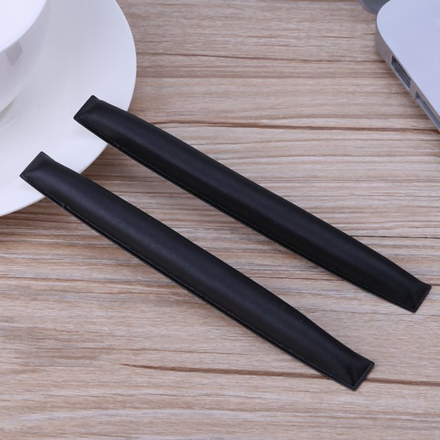 ALLOET Kopfhörer-Kopfbügelabdeckung Set aus 2 Stück, weiches Kopfhörer-Kissenpolster in Schwarz, passend für Sennheiser HD25 PC150 PC151 PC155 - Bild 1