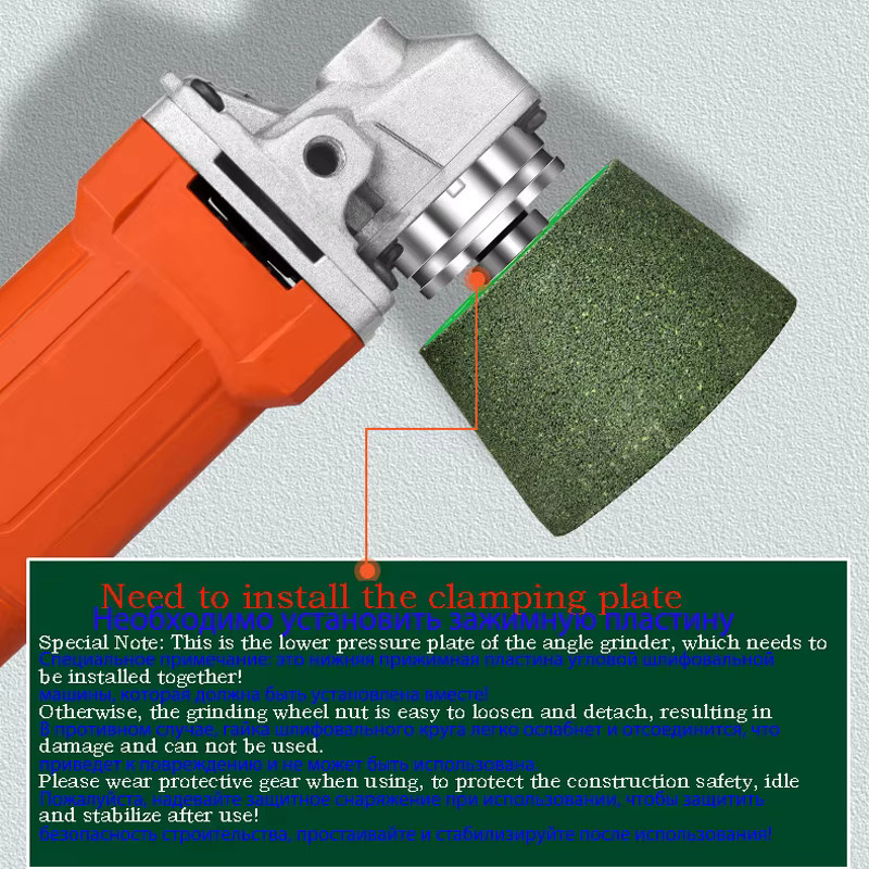 AXE SHAN Schleifscheiben für Winkelschleifer zum Schleifen und Polieren von Stein und Metall, Grün, 7,5 cm - Bild 4