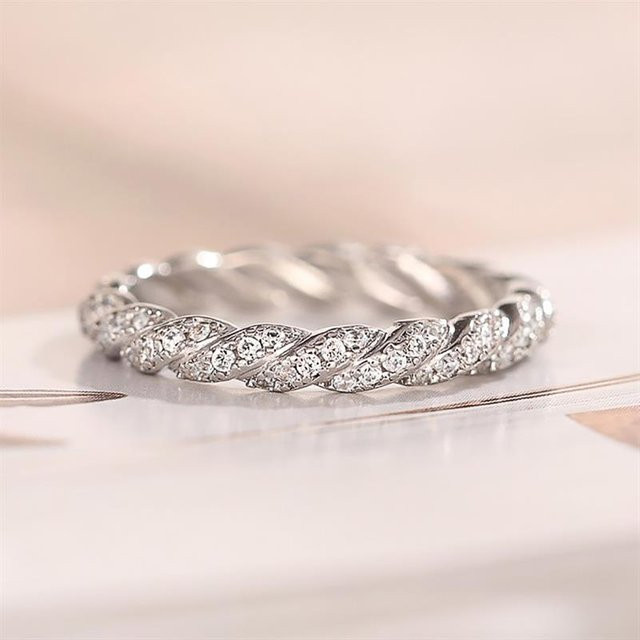 Huitan Damenring, Silber, Zirkonia - Bild 1
