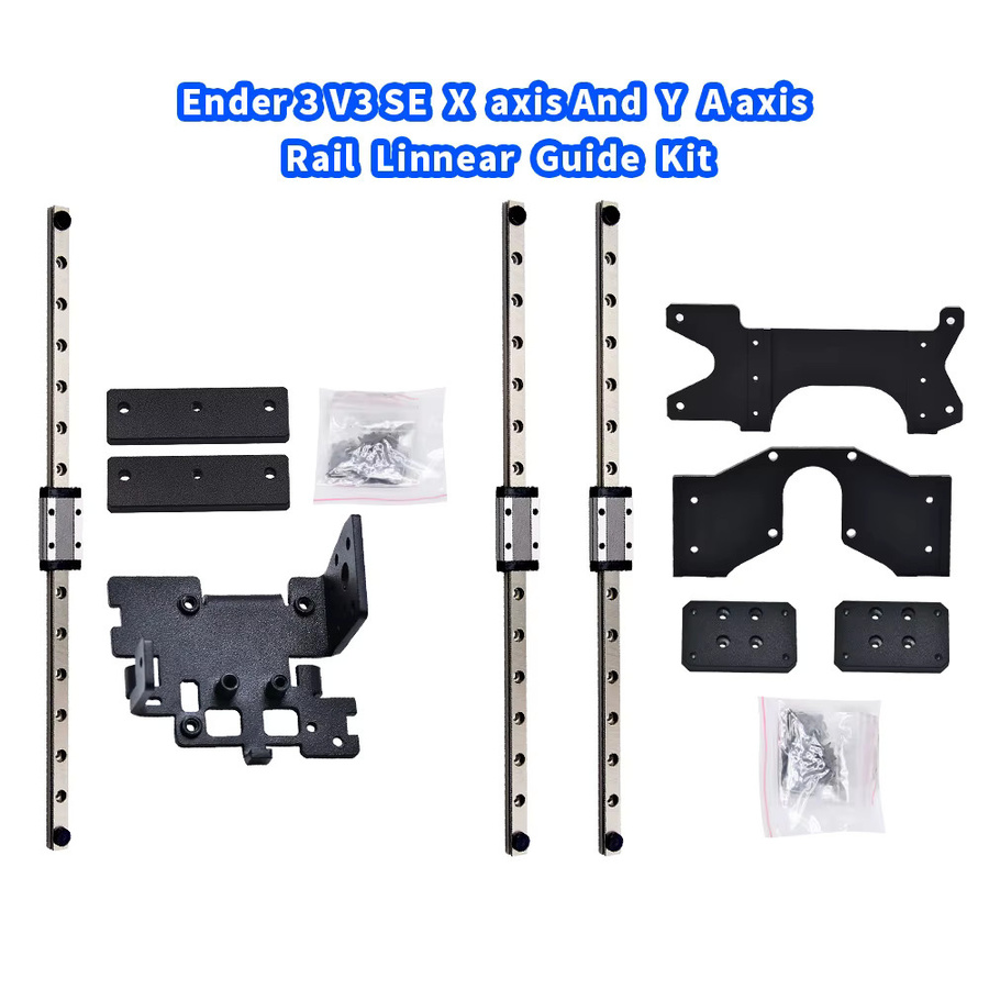 Creality Ender-3 V3 SE Y-Achse Dual Rail Upgrade Kit Linearschiene in Schwarz - Bild 4