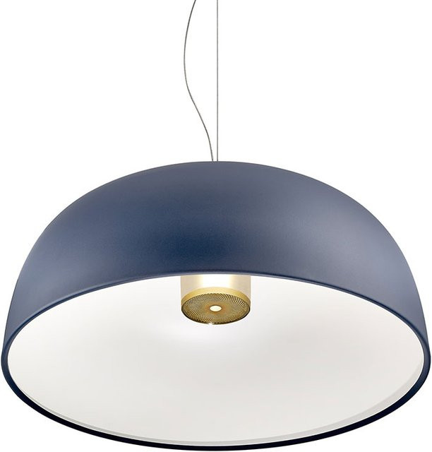 Lumina Tia 600 LED-Pendelleuchte in Saphirblau mit Glas und Aluminium, dimmbar - Bild 1