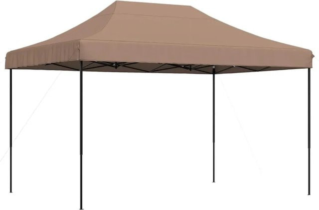 vidaXL Partyzelt Pop-Up Faltbar Braun B: 410 cm, T: 279 cm, H: 315 cm - Bild 1