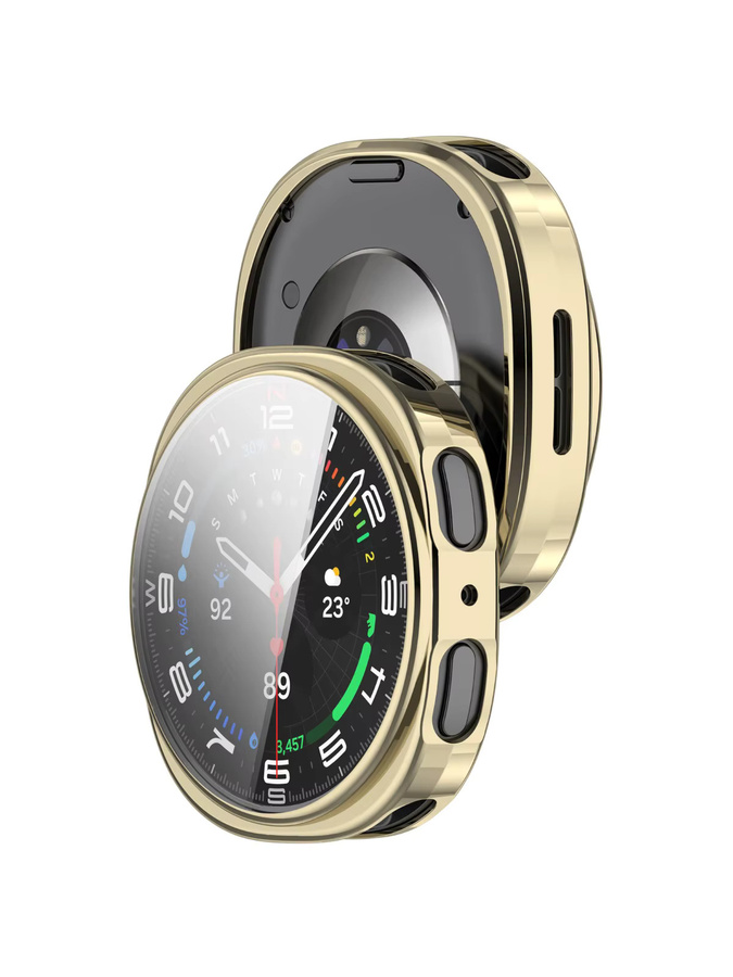 Samsung Uhrengehäuse für Samsung Watch 8-Serie, TPU, Gold - Bild 3