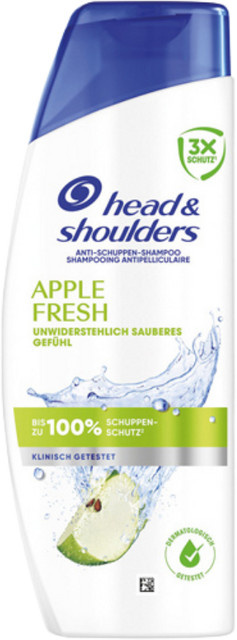 Head & Shoulders Apple Fresh Anti-Schuppen Shampoo, 250 ml, Fettiges Haar - Bild 1