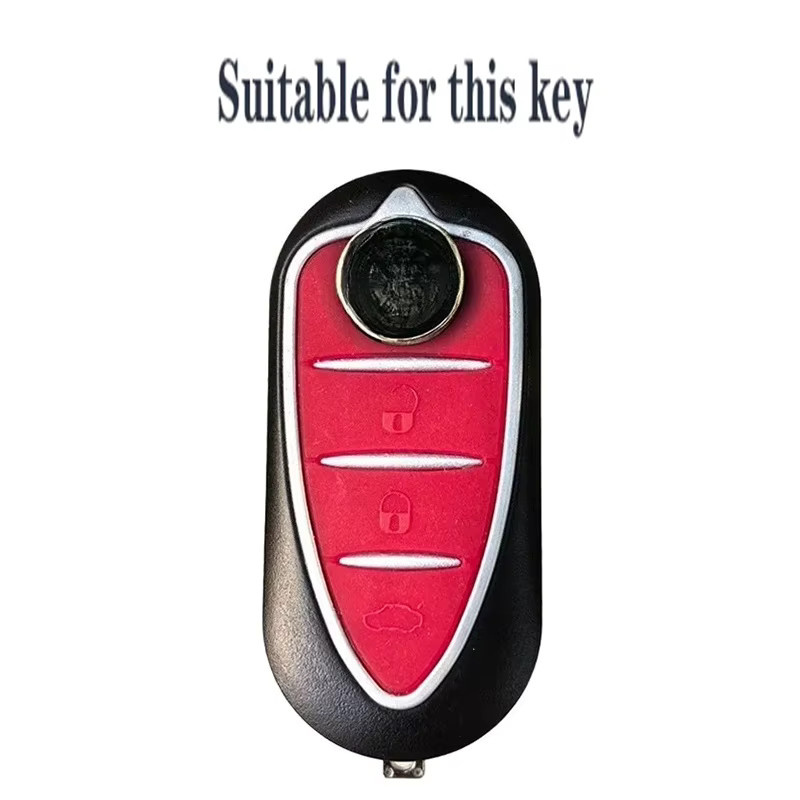 Silikon Autoschlüssel-Hülle von GZKANDM für Alfa Romeo Giulietta, Mito, 159 und weitere Modelle - Bild 2