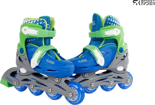 Kids Globe Street Rider Inlineskates grün / blau, verstellbar von Größe 27-30 - Bild 1
