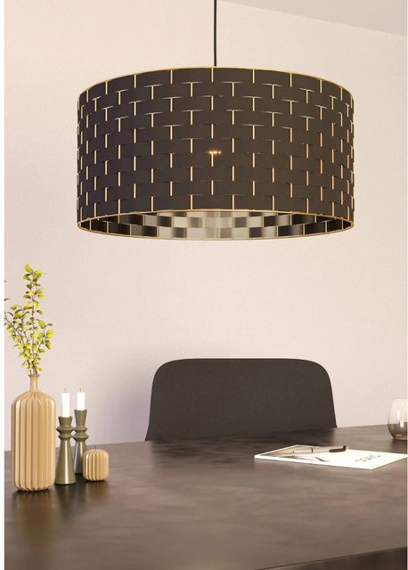 Eglo Hängeleuchte Marasales 1-flammig Schwarz-Messing, Durchmesser: 55 cm, E27, 40 W - Bild 1