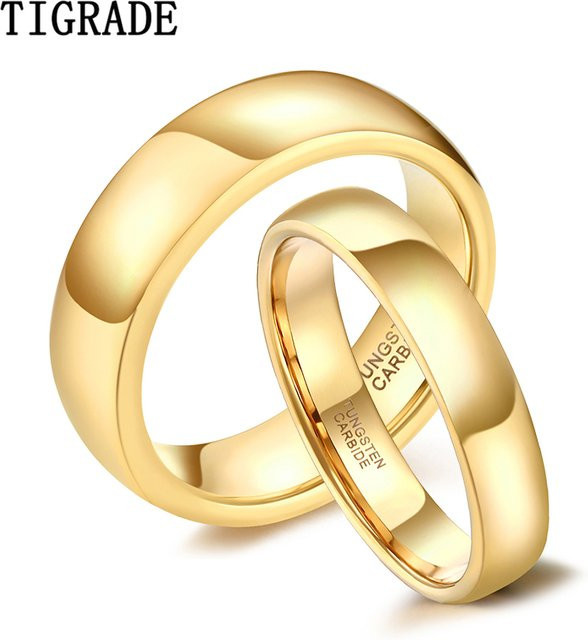 Tigrade Ring Wolfram, Goldfarben, Unisex - Bild 1