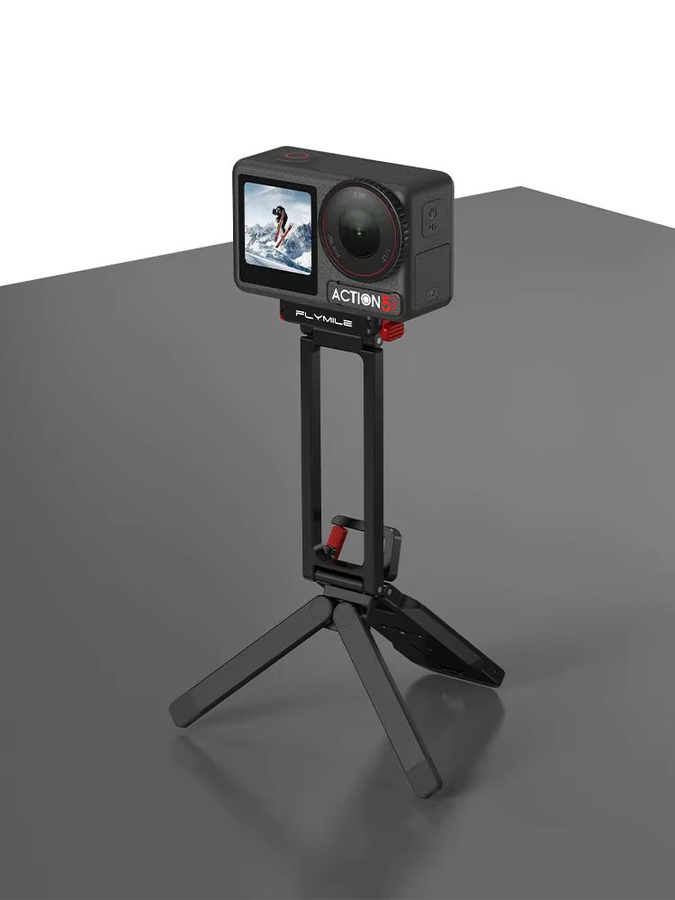 Flymile Stativ-Schnellwechselhalterung aus Metall mit Magnethalterung für DJI Action 5 Pro, Osmo Action 4 und 3 in Schwarz - Bild 5