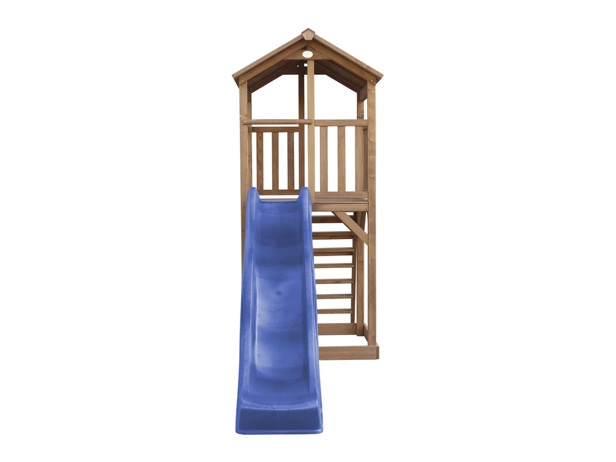 AXI Spielturm Beach Tower in Braun mit blauer Rutsche, H x B x T: 242 x 349 x 111 cm - Bild 3