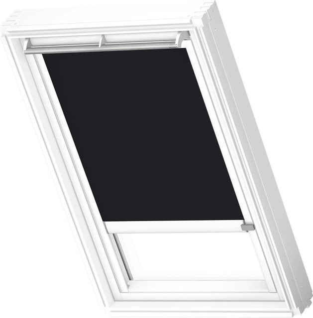 Velux Verdunkelungsrollo DSL C04 3009KWL mit Schiene in Schwarz-Weiß - Bild 1