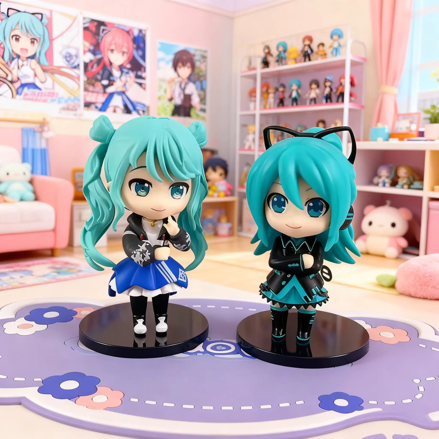 Bandai Hatsune Miku Q Edition Serie der ersten Generation Anime-Figur in Multicolor - Bild 4
