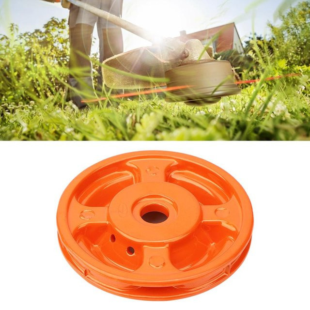 TOMTOP JMS Aluminium-Grastrimmerkopf in Orange mit 4 Trimmerfäden als Rasenmäher-Zubehör - Bild 1