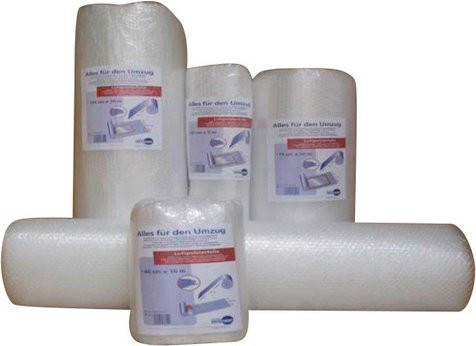 PACK POINT Luftpolsterfolie aus Polyethylen in Transparent, Breite: 60 cm, Länge: 50 lfm - Bild 1