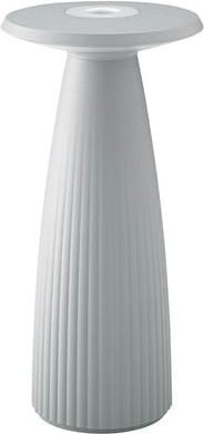 SIGOR Nuflair Akku-Tischleuchte LED Blumenvase, dimmbar, nebelgrau, Höhe: 24 cm - Bild 1