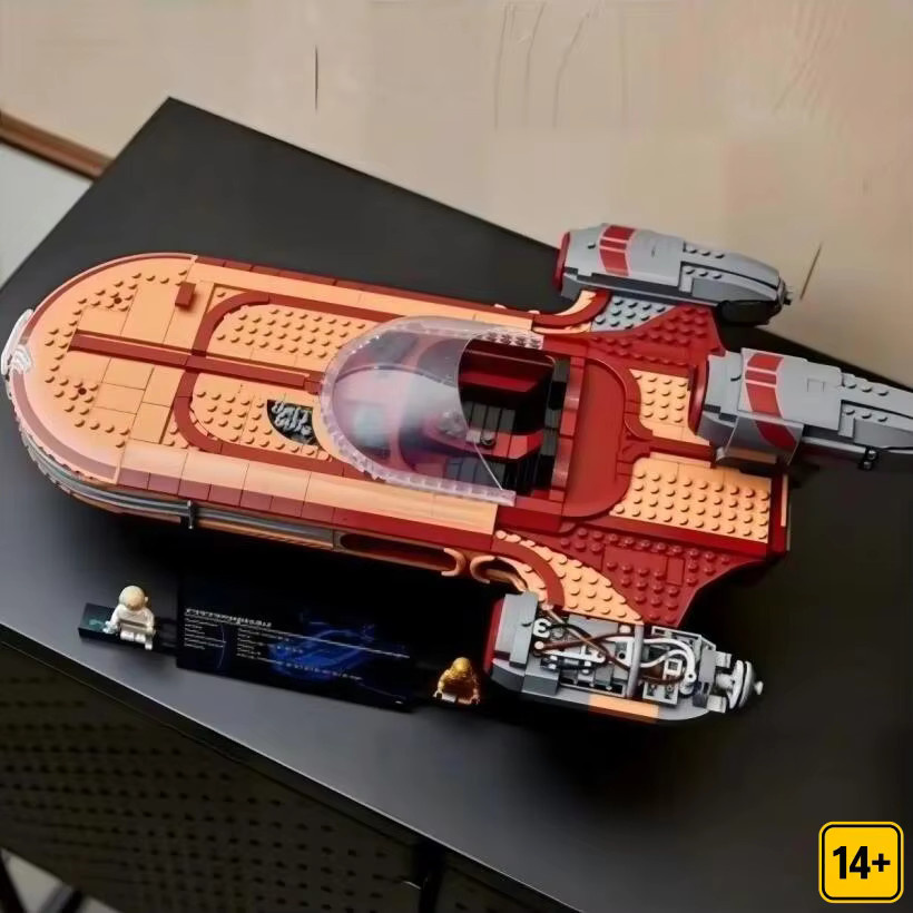 Hot Toys Star Wars Luke Skywalkers Landspeeder, Fahrzeug, 1890 Teile - Bild 4