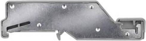 Siemens Auflagebock 8WH91400CA00 zur Montage auf Hutschiene für 10x 3 mm Sammelschienen in Silber - Bild 1