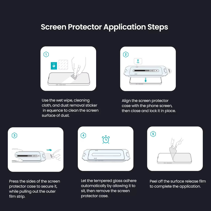 Nillkin H+PRO Anti-Explosions-Displayschutz aus gehärtetem Glas für Samsung Galaxy S26 Ultra, S25 Ultra, S26+, S25 Plus und S25 Edge in Transparent - Bild 4