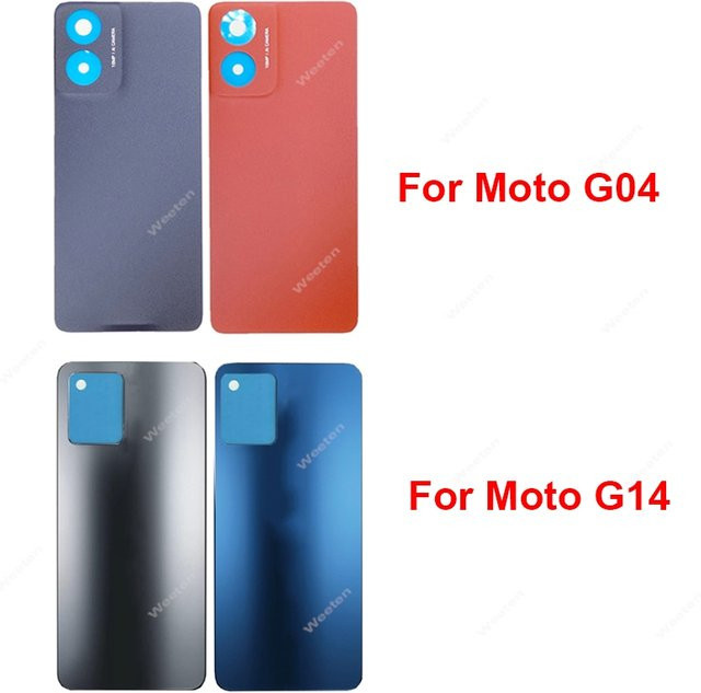 Motorola Ersatzgehäuse für das hintere Batteriefach in Blau für MOTO G04, G14 und G24 Power - Bild 1