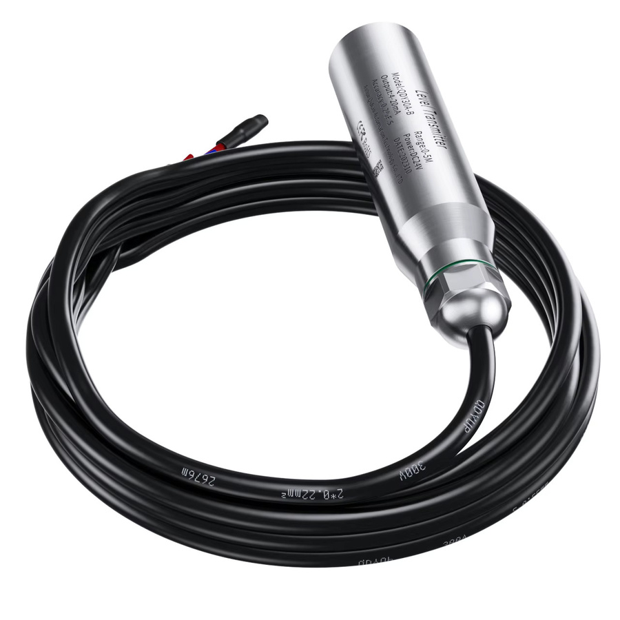 XUYANGQIDIAN Hydrostatischer Flüssigkeitsstandwandler Wasserstandssensor mit RS485, 4-20mA und 0-10V in Silber - Bild 5