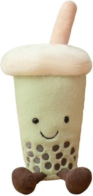 Yobush Matcha Bubble Boba Tee Rosa Latte Plüschgetränk Kuscheltier, ab 14 Jahren - Bild 1