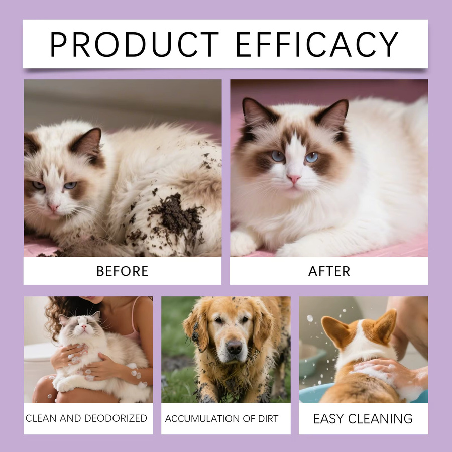 EelJoy Wasserloses Haustier-Shampoo-Mousse für Hunde und Katzen - Bild 2