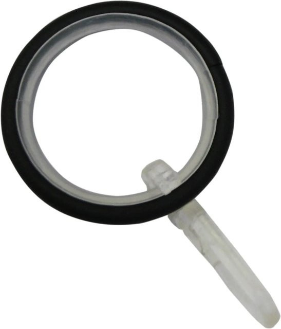 Gardinia Gardinenringe Kreta mit Gleiteinlage aus Metall in Schwarz - Bild 1