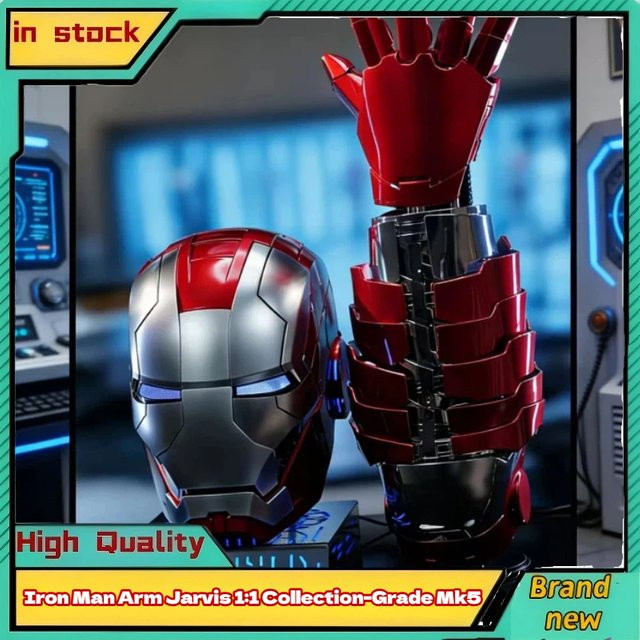 Hot Toys Iron Man Mk5 Jarvis Arm Sammlerstück 1:1 mit Sprachaktivierung und Leuchteffekt - Bild 1