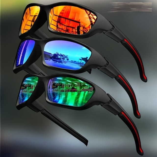VEGUEROS Sonnenbrille, Herren, Vollrand, Schwarz, Kunststoff, polarisiert - Bild 1