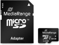 MediaRange MR945 microSDXC Speicherkarte, 128 GB, UHS-I, Class 10, Schwarz - Bild 1