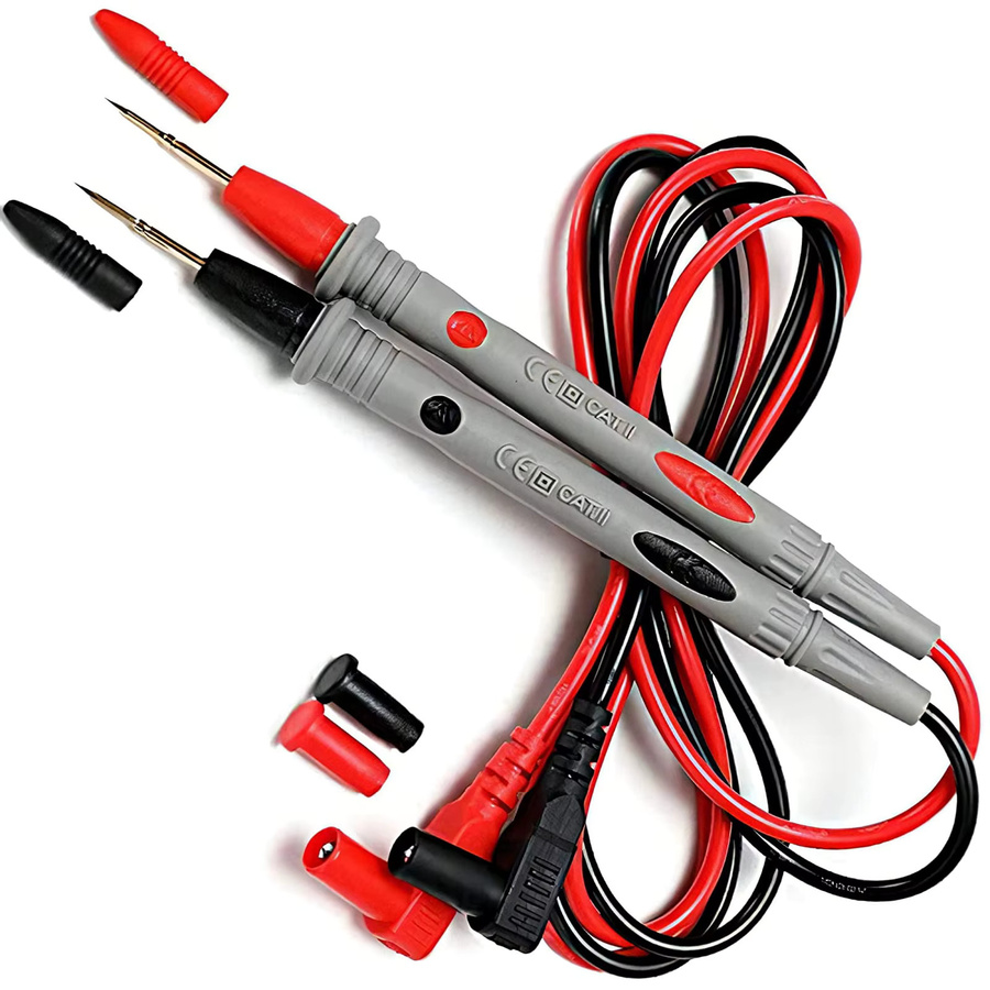 HpLive Digital-Multimeter Testleitungen mit Ultra-Feinadel-Sonde, 1000V 20A, Silber - Bild 3