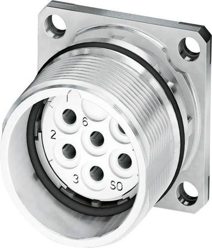 Phoenix Contact M23 Gerätesteckverbinder CA-09S1N8A2S00 Flanschmontage Silber - Bild 1