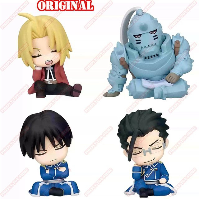 Bandai Fullmetal Alchemist Anime Actionfiguren Edward und Alphonse Gashapon Sammelfiguren - Bild 1