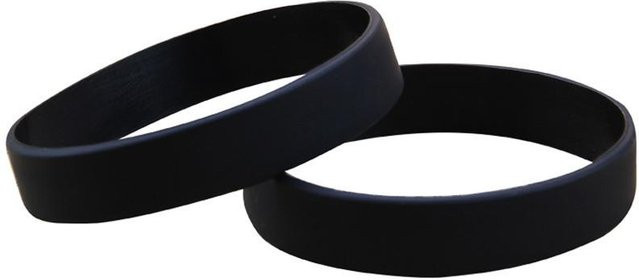 Armband Silikon, Schwarz, Unisex - Bild 1