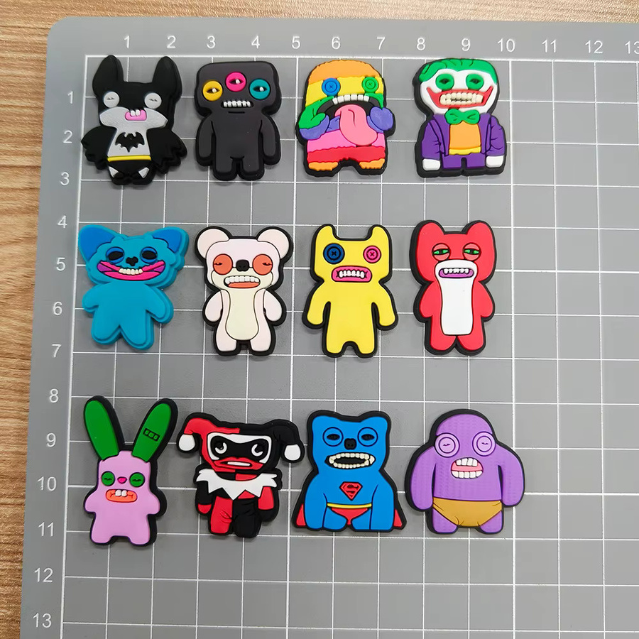 Potdemiel Charms, Cartoon-Zahnmonster, 12 Stück - Bild 2