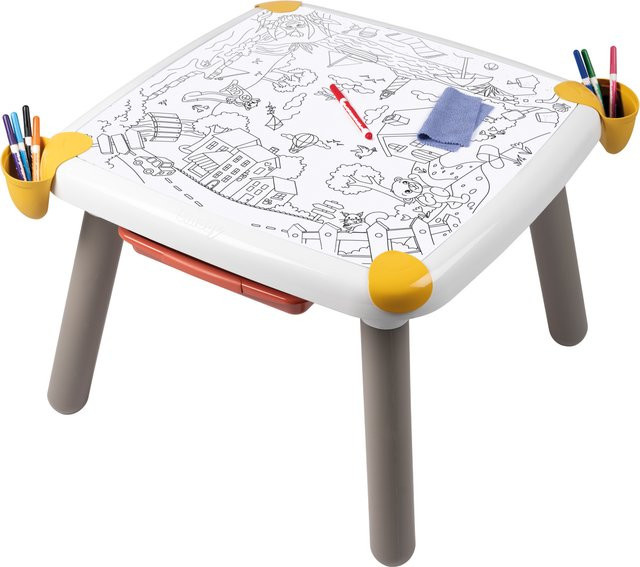 Smoby Kids Kreativtisch für Kinder in Weiß aus Kunststoff - Bild 1