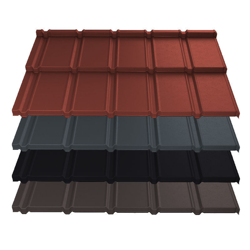 Blachotrapez Pfannenmodul Trend Panel aus Stahl in Multicolor, Modullänge: 35,0 cm, Dicke: 0,5 mm - Bild 1
