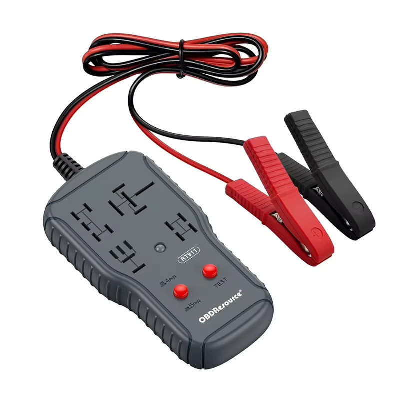 OBDMonster Universal Elektronischer Relais Tester für 12V und 24V Auto Spannung Detektor und Batterie Checker in Schwarz - Bild 5