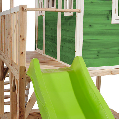 EXIT Toys Loft 750 Holzspielhaus in Grün, B/H/T: 190 x 269 x 444 cm - Bild 3