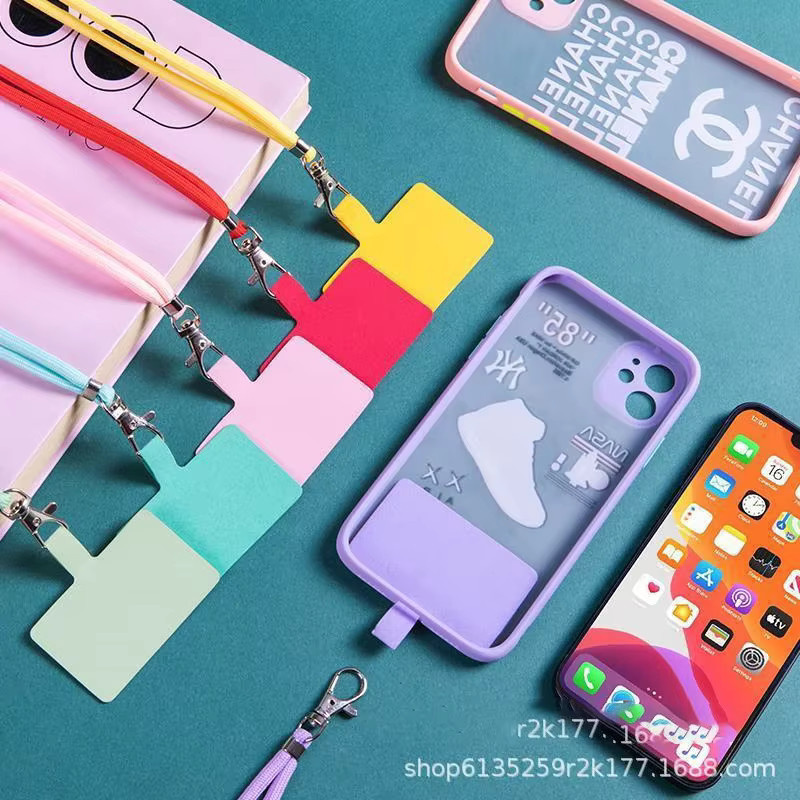 Tutew Handy-Lanyard mit verstellbarem Umhängeband und Kletterschnalle in Schwarz inklusive abnehmbarem Handyhüllenclip - Bild 2