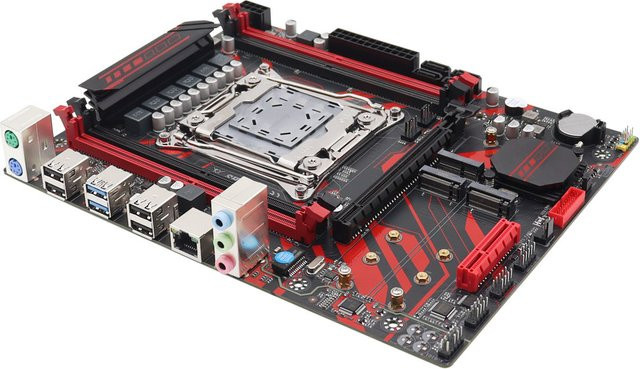 T.F.SKYWINDINTL X99 Kit mit Xeon E5 2690 Prozessor und DDR4 Mainboard, unterstützt NGFF NVME, Schwarz - Bild 1