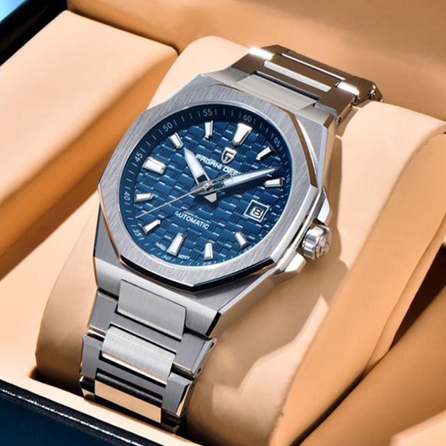 PAGANI DESIGN Armbanduhr, Automatik, Edelstahl, Grün, Herren - Bild 1