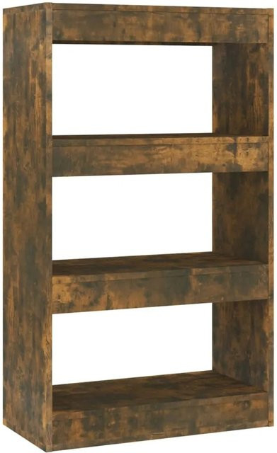 vidaXL Bücherregal und Raumteiler aus Holzwerkstoff in Räuchereiche, B/T/H: 60 x 30 x 103 cm - Bild 1