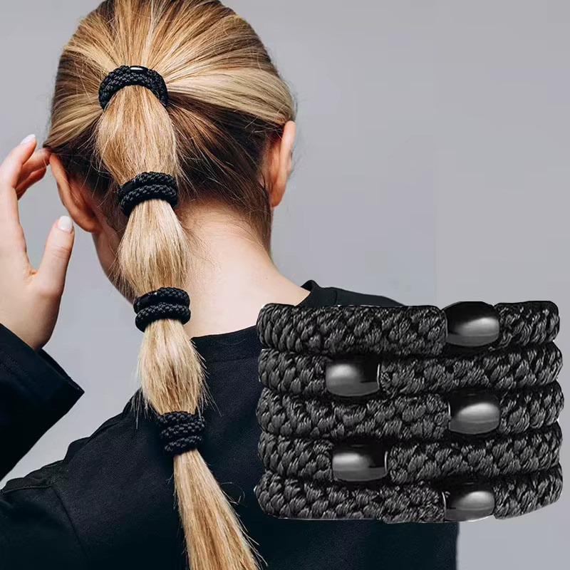 HugesGirl Haargummis Scrunchies, 5 Stück, Unisex - Bild 4